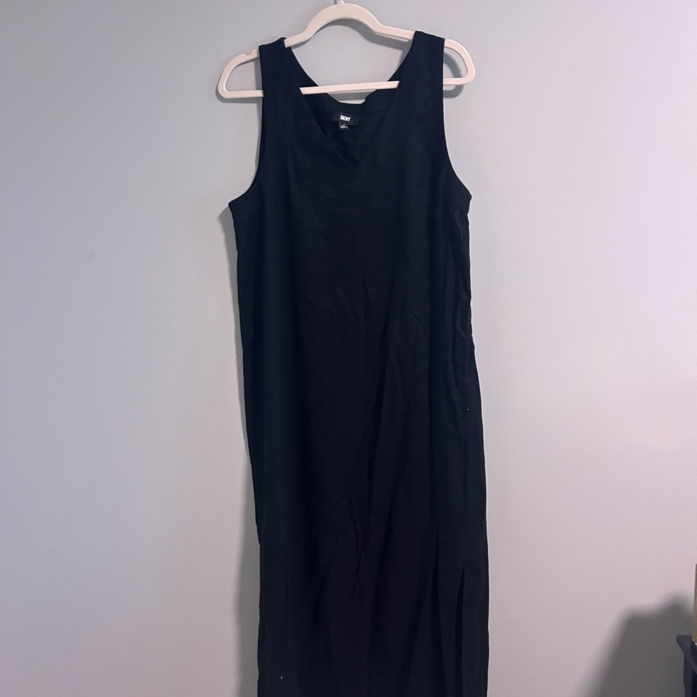 DKNY Black Maxi Dress
